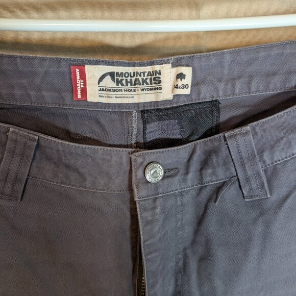 Mountain Khakis Alpine Utility Pant - Broadway (slim) fit - 34x30 - gray - Picture 2 of 6